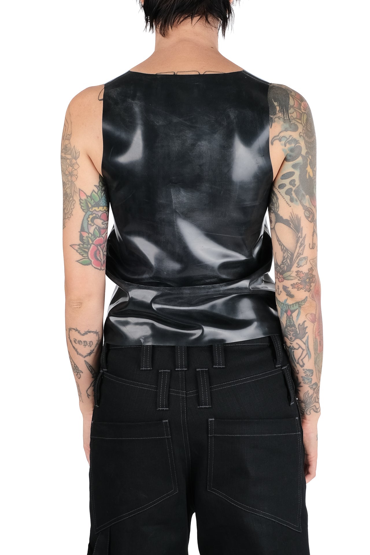 Latex Sleeveless Shirt