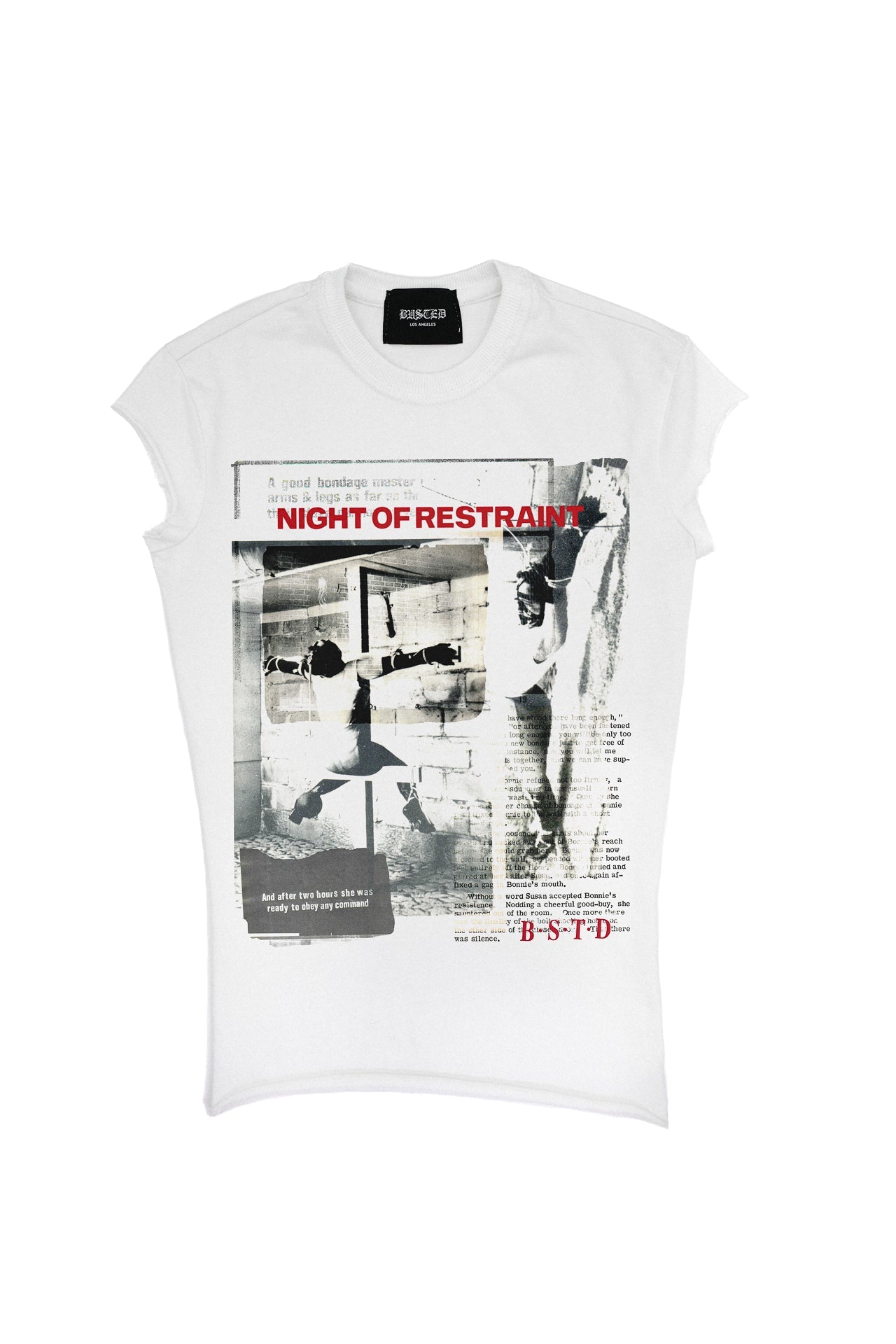 Night of Restraint Shrunken T-Shirt - bustedbrand