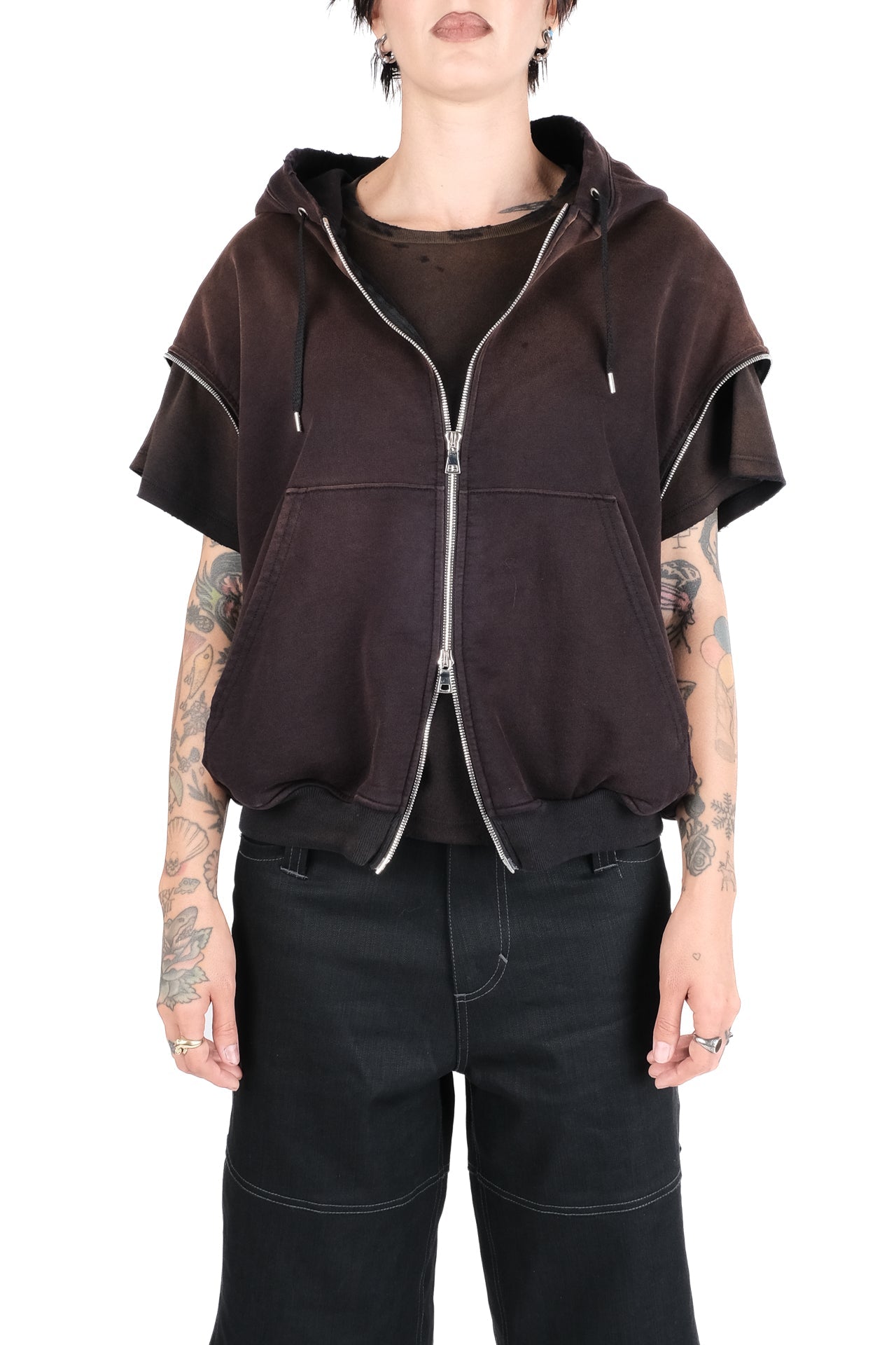 Sun Burnt Hoodie / Vest - bustedbrand
