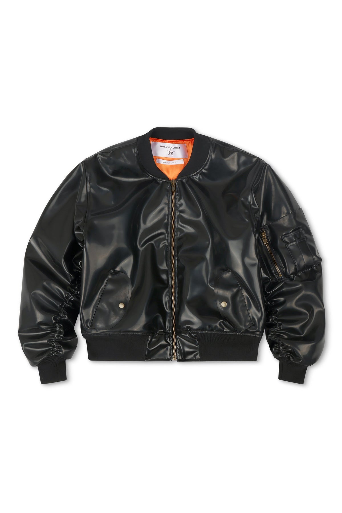 Core Latex Bomber Jacket – bustedbrand