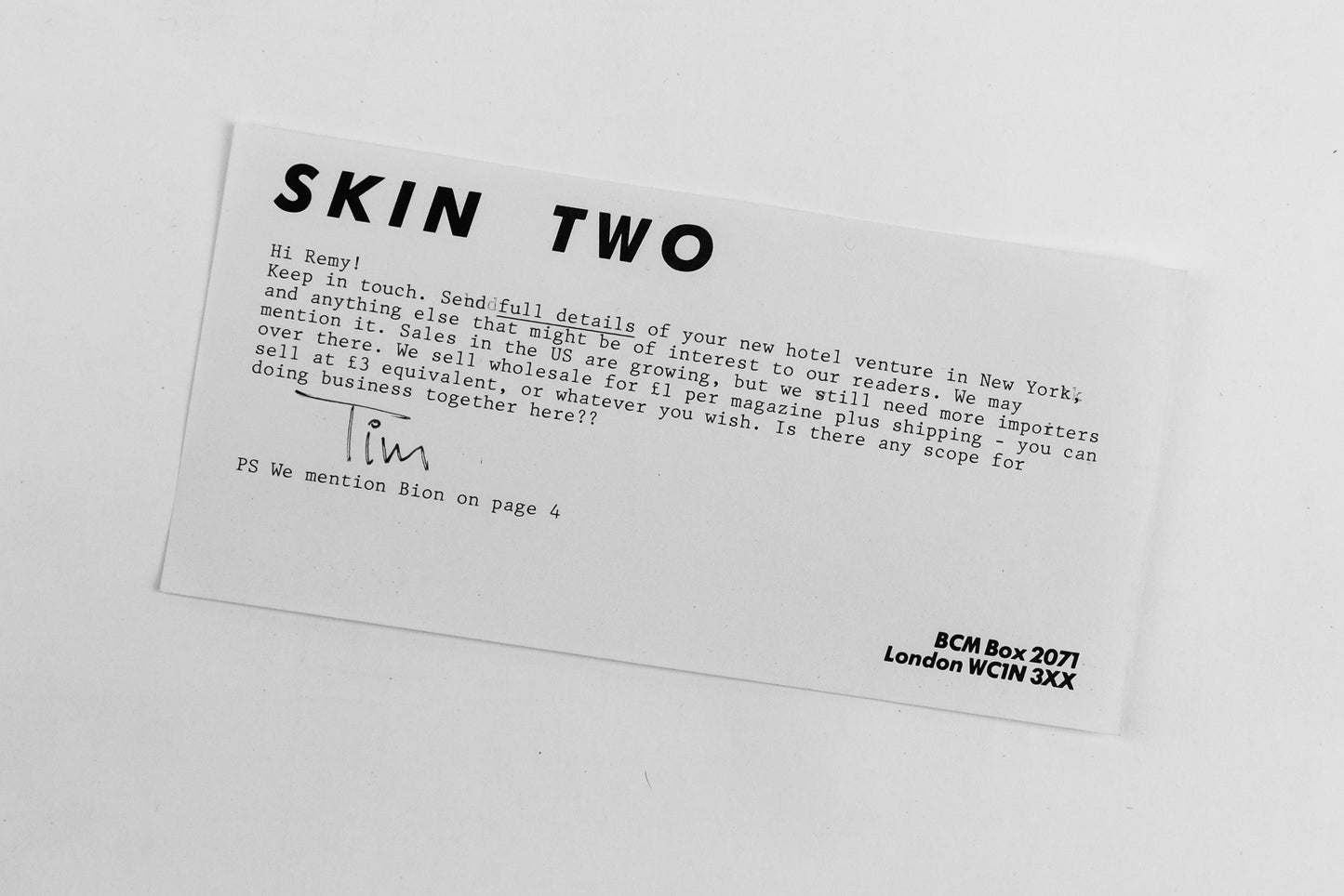Skin Two Magazine - Issue No. 5