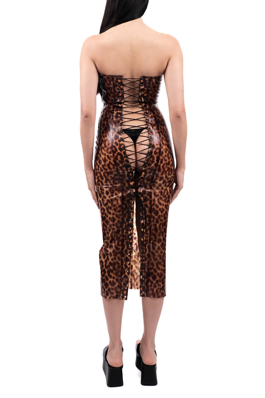 Leopard Ryder Midi Dress