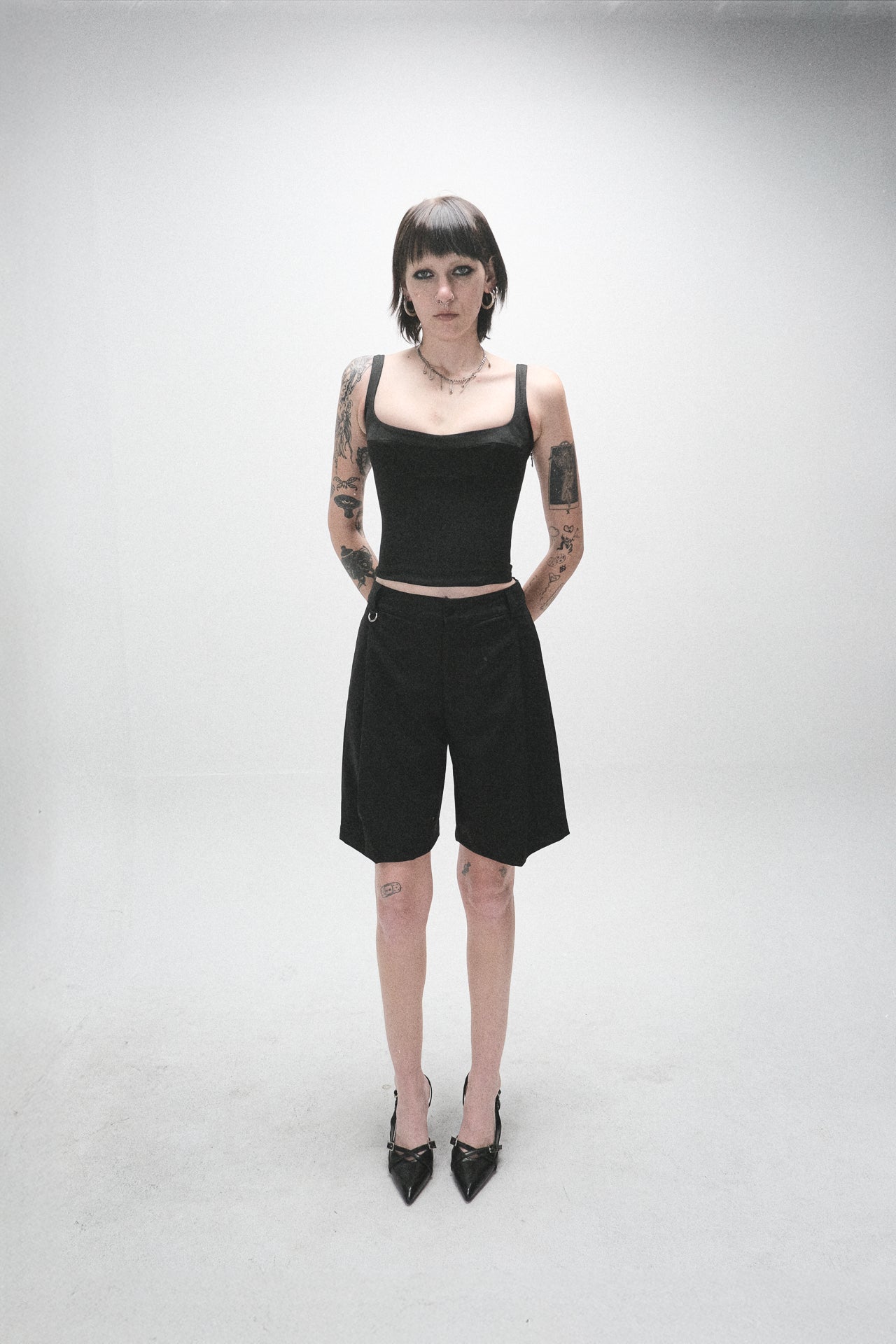 Oversized Trouser Shorts