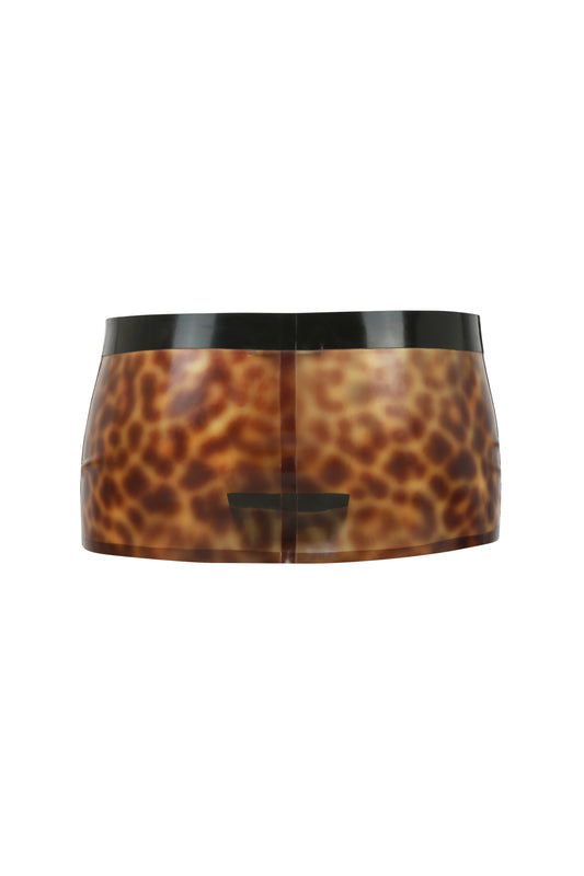 Leopard Midnight Micro Skort