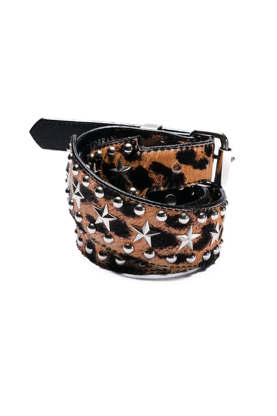 Leopard Vaquero Belt