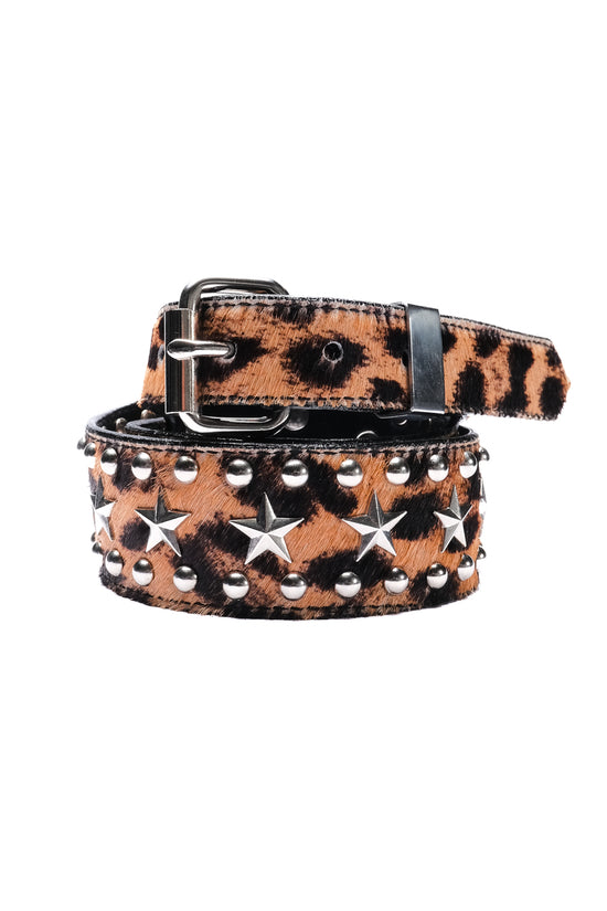 Leopard Vaquero Belt